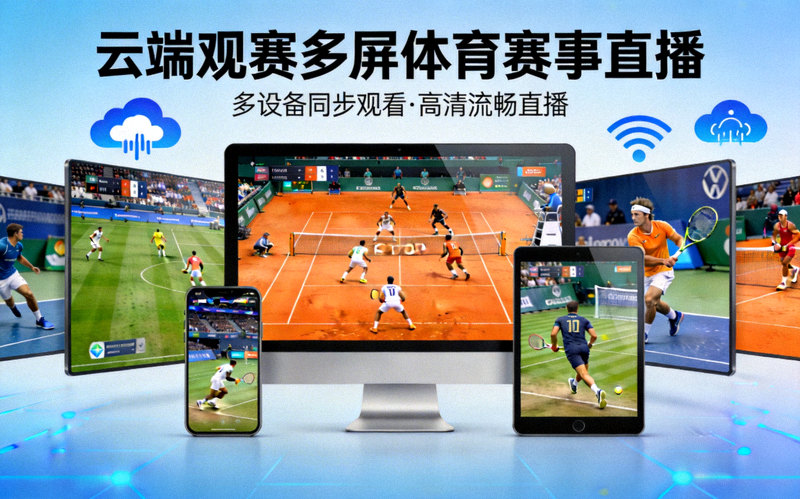 云端观赛多屏体育赛事直播演示